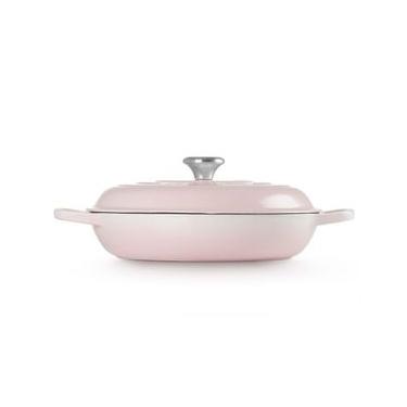 Imagem de CAÇAROLA LE CREUSET BUFFET EM FERRO FUNDIDO 30CM SHELL PINK 21180307774430