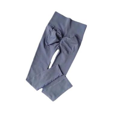 Imagem de Calças de Yoga Seamless de Cintura Alta - Leggings de Secagem Rápida p