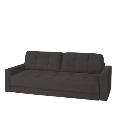 Imagem de Sofá Cama Zurique 3 Lugares 223cm Veludo Reclinável - Meu Estofado