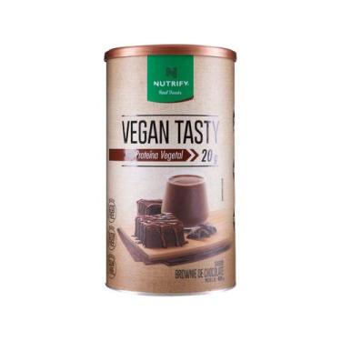 Imagem de Nutrify Vegan Tasty Proteína Vegetal em Pó - 420g, Brownie de chocolat