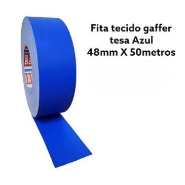 Imagem de Fita Tecido Gaffer Tape Azul 48mmX50m Tesa - tesa
