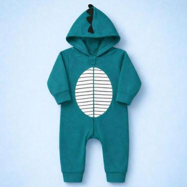 Imagem de Macacão Infantil Menino em Soft Quentinho com Zíper Fácil Cor:verdeTam