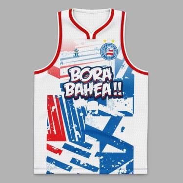 Imagem de Camiseta Regata do EC Bahia Bora Bahea Produto Oficial - JOTAZ, P, Con
