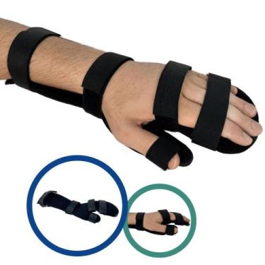 Imagem de Órtese Tala PVC De Mão, Punho e Dedos Adulto - MD Ortopédico, Mão Esqu