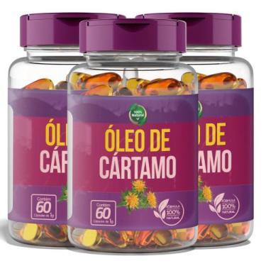 Imagem de Óleo De Cártamo + Vitamina E 60 Cápsulas 1000mg Natural Puro Premium O
