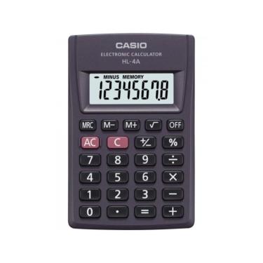 Imagem de Calculadora De Bolso Casio Hl-4a 8 Dígitos Preta