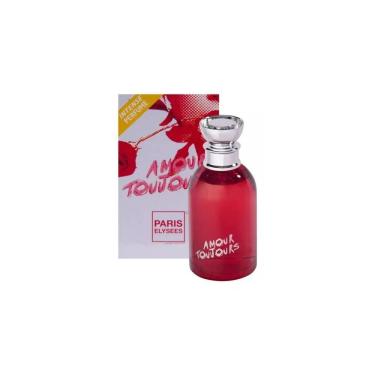 Imagem de Perfume Amour Toujours Fem Feminino Eau de Toilette Floral Frutado 100ML Paris Elysees