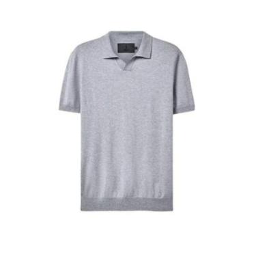 Imagem de Camisa Oficina Reserva Polo Tricot Cinza-Masculino