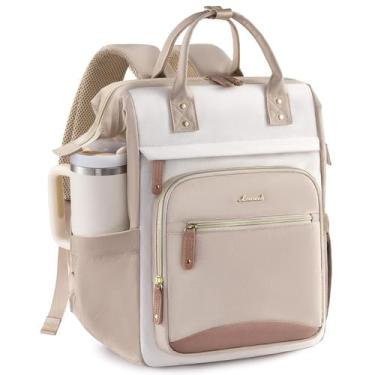 Imagem de Mochila para laptop LOVEVOOK para mulheres de 15,6" à prova d'água