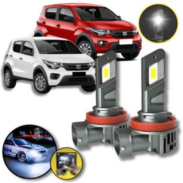 Imagem de Super Led Farol de Milha S14x 6500K Fiat Mobi 2016 a 2026 - Shocklight