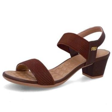 Imagem de SANDALIA USAFLEX ELASTICO SALTO BLOCO REF UD28005 FEMININO-Feminino