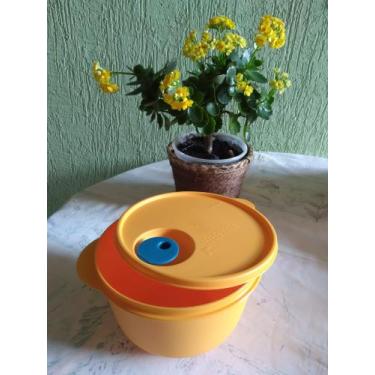 Imagem de Tupperware Cristalwave Redondo 2 Litros Damasco