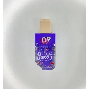 Imagem de Gloss Infantil Sorvetinho Dp Kids Sweet Girl Cor:Roxo, Roxo