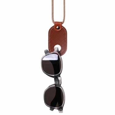 Imagem de Porta Óculos com Cordão para Pescoço Artlux PO001 -, Caramelo