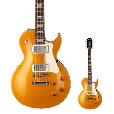 Imagem de Guitarra Les Paul Cort Classic Rock CR 200 GT Gold Top Dourada