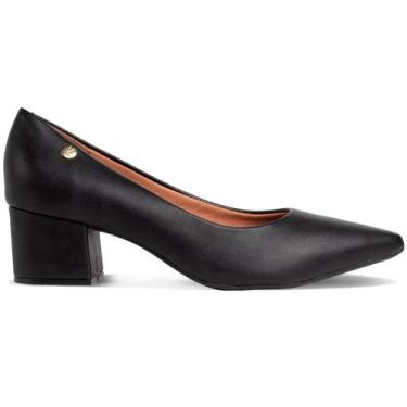 Imagem de Sapato Vizzano 1220315 Salto Médio Feminino Preto, Preto, 38