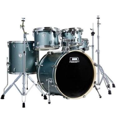 Imagem de Bateria D One Rocket Series DR22 SG Space Grey Acústica - Sonotec