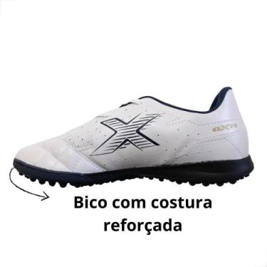Imagem de Chuteira Society Oxn Rio 2 Costurada Reforçada Macia Leve, 39