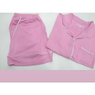 Imagem de Pijama Americano Curto em Viscolycra - Tamanho M - Mardelle