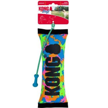 Imagem de Brinquedo Kong Bunji High-viz Bumper Mordedor Com Apito Para Cachorro 