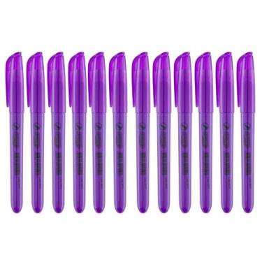 Imagem de Marca Texto Fluorescente BRW Roxo - 12 Unidades