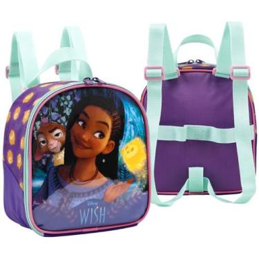 Imagem de Lancheira Wish Disney Bolsa Térmica Mochila Escolar Infantil, Wish, Ro