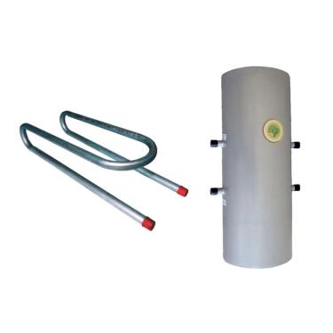 Imagem de Serpentina de Fogão e Cilindro 010BS+0304RIG Acumulador 40L Instalação no Chão Acoplado Brassol 110V