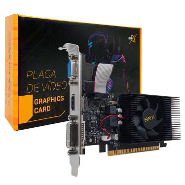 Imagem de Placa de Vídeo BR-X GT730LP-4GD3 com 4GB DDR3 e Interface 128 Bits HDMI VGA DVI - BR-X