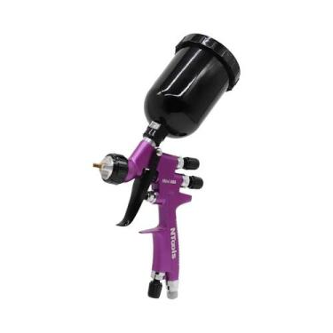 Imagem de Pistola De Pulverização HVLP 0.8 1.0 1.2mm Com Tanque De 250CC, Mini P