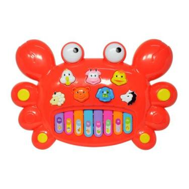Imagem de Tecladinho Divertido Siri Musical DMT3847 - Dm Toys, Vermelho