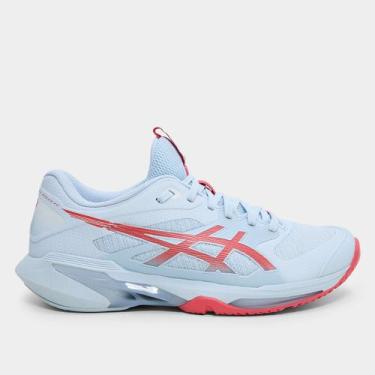 Imagem de Tênis Asics Solution Speed Ff 4 Feminino, Azul, Rosa, 38
