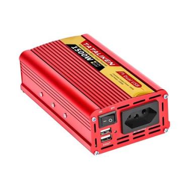 Imagem de Inversor De Energia Portátil 600W 1500W 2000W 2500W DC 12V 24V Para AC