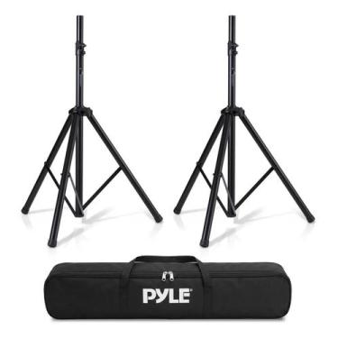 Imagem de Kit 2 Tripés Pyle Para Caixa De Som 60kg 35mm Preto