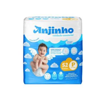 Imagem de Anjinho Fralda Descartável Econômica P c/ 52un