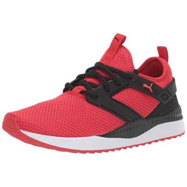 Imagem de PUMA Tênis Pacer Next Excel, Vermelho de alto risco - puma preto-puma branco, 13