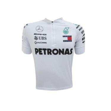 Imagem de Camisa Ciclismo Advanced Amg Petronas F1 - Branco - Ativobike