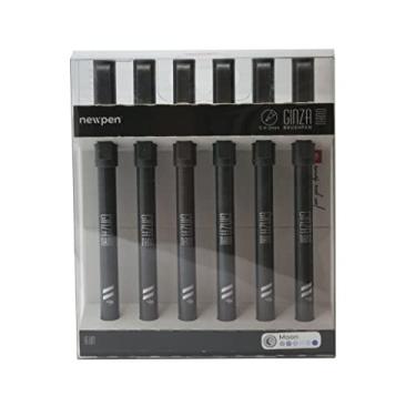 Imagem de Ginza Pro - Brush Pen, Moon, 6 Unidades, Newpen