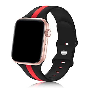 Imagem de Pulseira esportiva de designer compatível com Apple Watch séries 11/10/9/8/7/6/5/4/4/3/2/1/Ultra