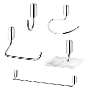Imagem de Kit De Acessórios para Banheiro Com 5 Peças Lorenzetti
