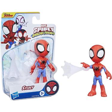 Marvel, Boneco Homem-Aranha e Carro-Aranha Spidey, Azul