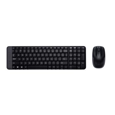 Imagem de Kit Teclado+Mouse s/fio MK220 Preto BRA - Logitech