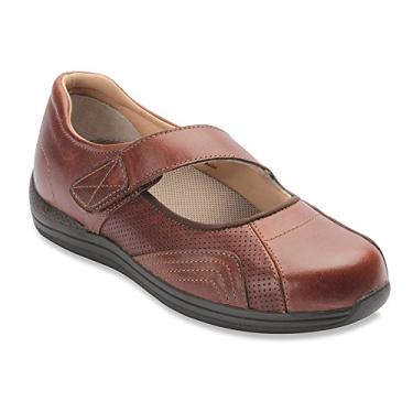 Imagem de Tênis Drew feminino Heather Oxfords, sintético marrom, Brandy Leather, 9