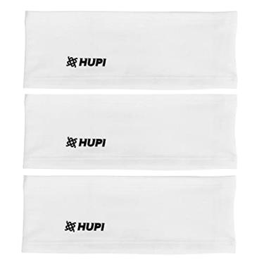 Imagem de Testeira Headband Faixa de Cabeça Hupi Prime Kit 03 Branco, Cor: Branco