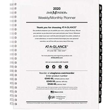 Imagem de At A-Glance 2019 Agenda mensal, Nova Edição, Medium Refill