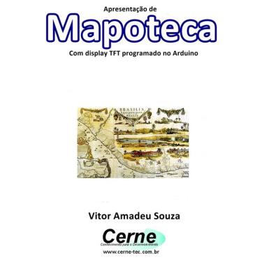 Imagem de Livro Apresentação de Mapoteca Com display tft programado.