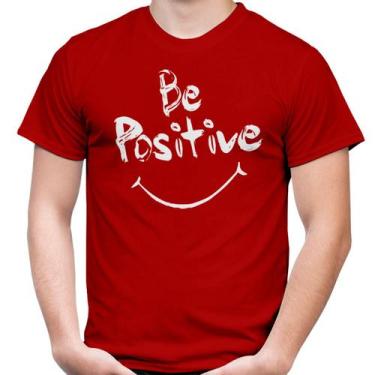 Imagem de Camiseta Masculina Evangélica Be Positive - 100% Algodão - Atelier Do