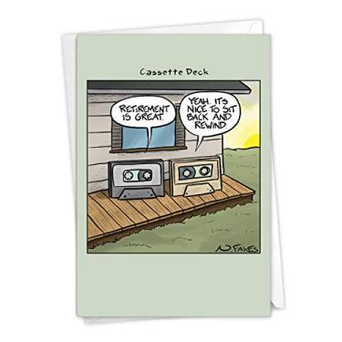 Imagem de Noveleiras de aposentadoria, Cassette Deck Retirement Card C6971RTG-US