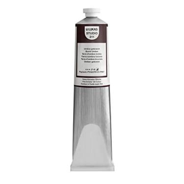 Imagem de LUKAS Studio Professional Tinta a óleo Color Paint High Pigment Professional Artist Paint - Tubo de 200 ml - Umber queimado