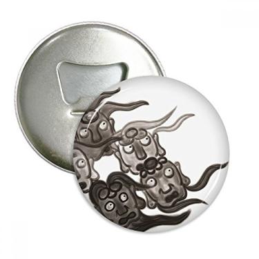 Imagem de Emblema multifuncional com emblema de ímã de geladeira, cinco duendes, cinco goblins