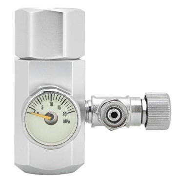 Imagem de GLOGLOW Regulador de calibre único para aquário regulador de CO2 regulador de pressão ajustável sistema de plantas aquáticas (G5/8)